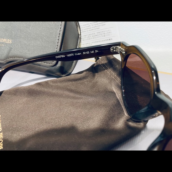 Oliver Peoples Brown Irven Sunglasses lightly used in case - Picture 12 of 16